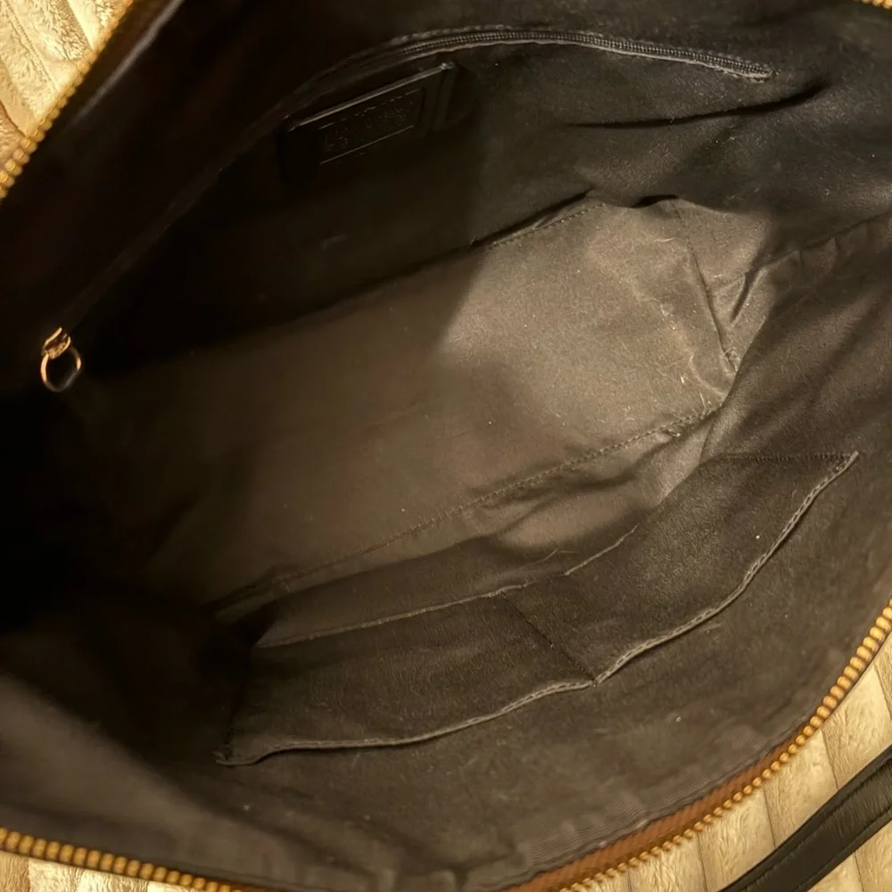 Coach Dark Brown Signature Tote - Picture 8 of 9